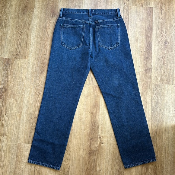 Pistola Dark Wash Button Fly Straight Leg Jeans High Rise - Picture 6 of 6
